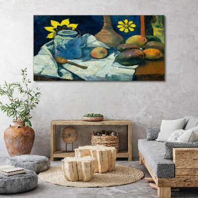 Still life with flower Canvas print