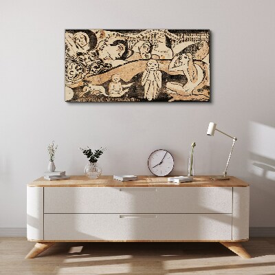 Reflections on Human Existence Canvas print