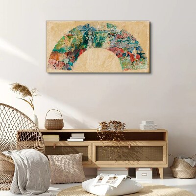 Abstraction animals Canvas print