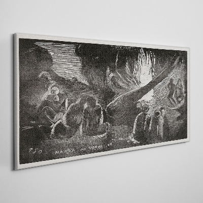 Lost in the Dark Canvas print