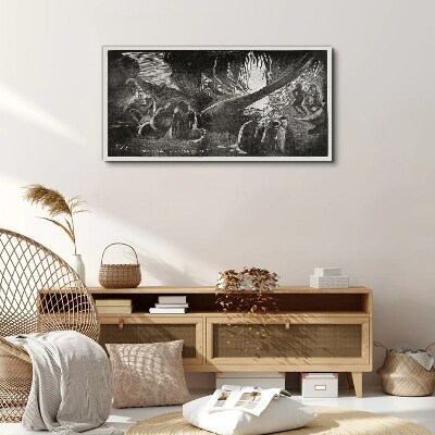 Lost in the Dark Canvas print
