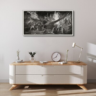 Lost in the Dark Canvas print