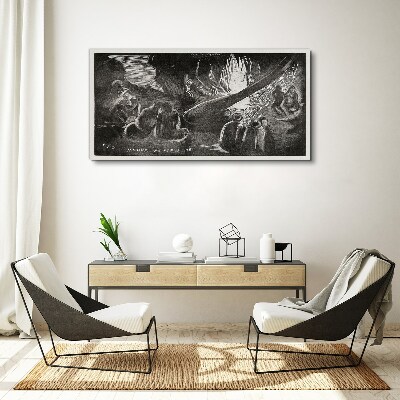 Lost in the Dark Canvas print