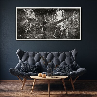 Lost in the Dark Canvas print