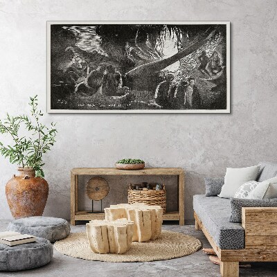 Lost in the Dark Canvas print