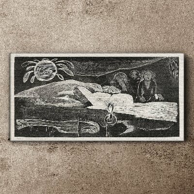 Te Po - Ralph Hotere Canvas print