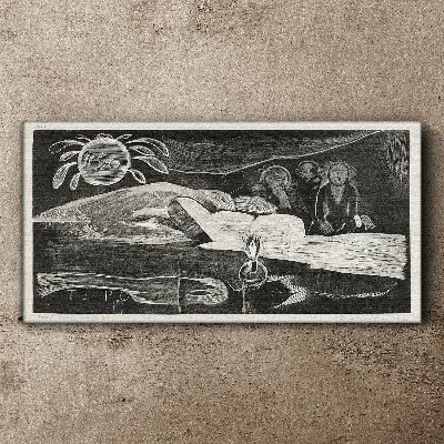 The long night after gauguin Canvas print