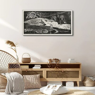 Te Po - Ralph Hotere Canvas print