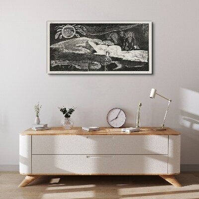 Te Po - Ralph Hotere Canvas print