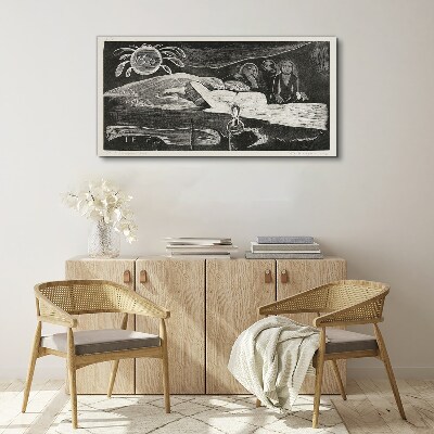Te Po - Ralph Hotere Canvas print