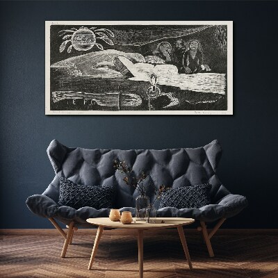 Te Po - Ralph Hotere Canvas print