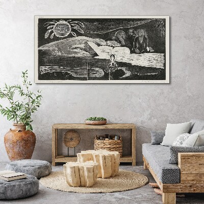 Te Po - Ralph Hotere Canvas print