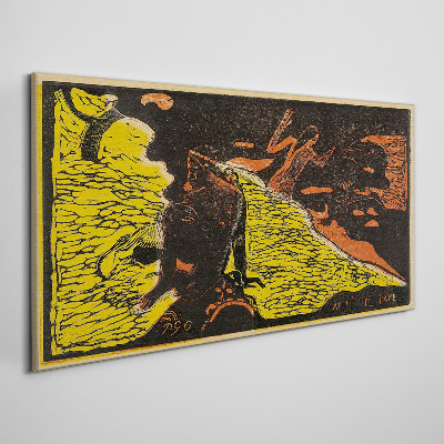 These auti gauguin pape Canvas print