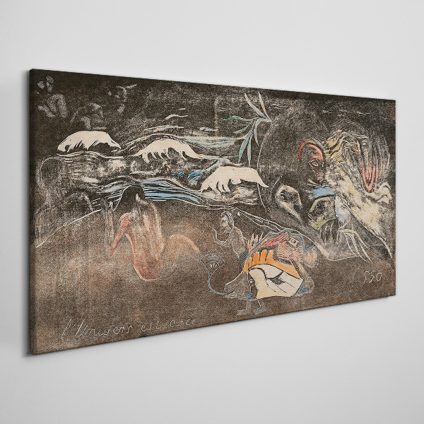 The River of Life and Transformation Canvas print