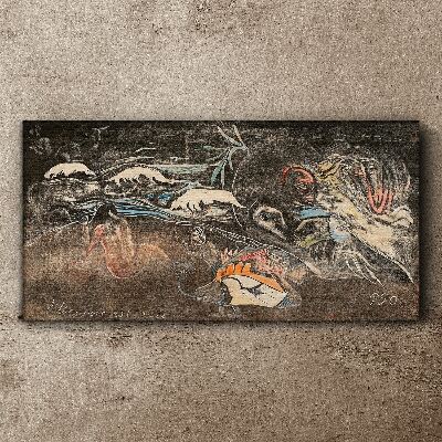The River of Life and Transformation Canvas print