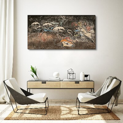 The River of Life and Transformation Canvas print