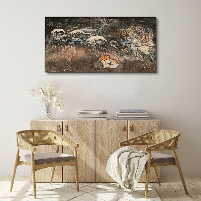 The River of Life and Transformation Canvas print