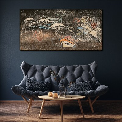 The River of Life and Transformation Canvas print