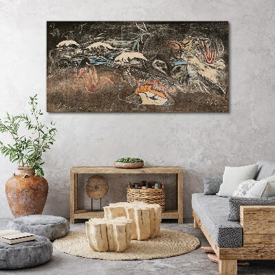 The River of Life and Transformation Canvas print