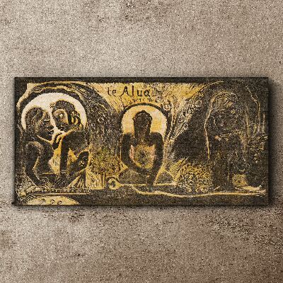 Love and spirituality in art Canvas print