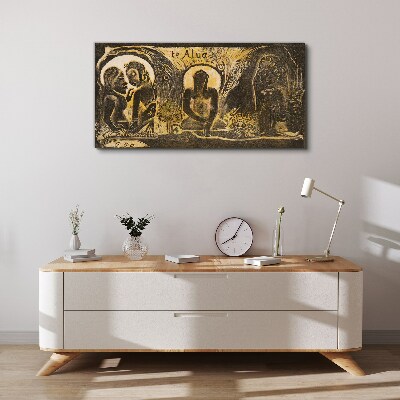 Love and spirituality in art Canvas print