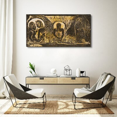 Love and spirituality in art Canvas print