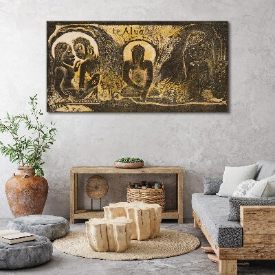 Love and spirituality in art Canvas print