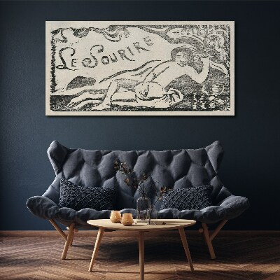 Smile in motion Canvas print