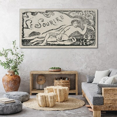 Smile in motion Canvas print