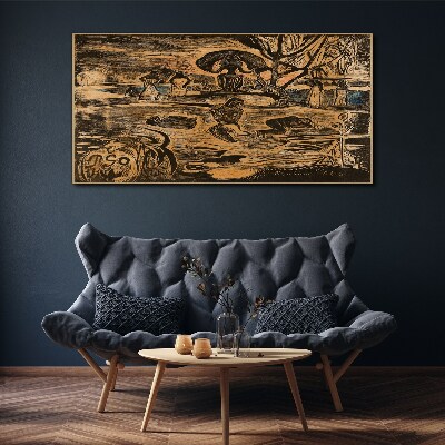 Mahan atna gauguin Canvas print