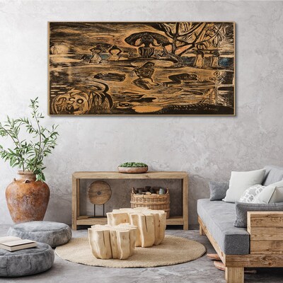 Summer afternoon at the lake Canvas print