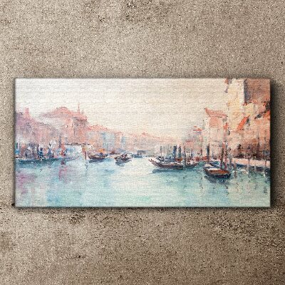 Venetian mornings Canvas print