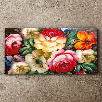 Flower festival of colors Canvas print