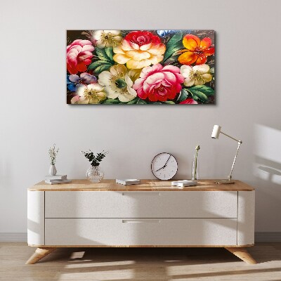 Flower festival of colors Canvas print
