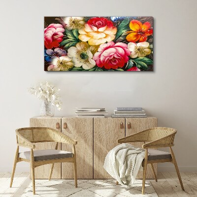 Flower festival of colors Canvas print