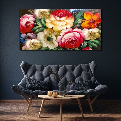 Flower festival of colors Canvas print