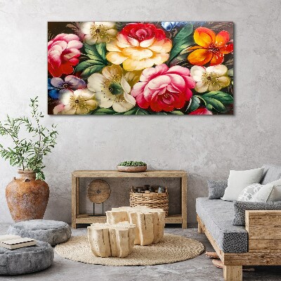 Flower festival of colors Canvas print