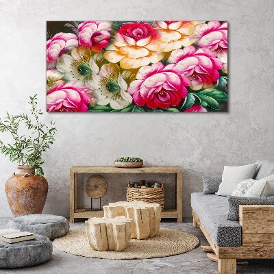 Flower bloom Canvas print