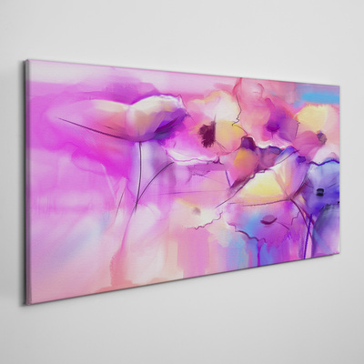 Floral dreams in shades of pink Canvas print