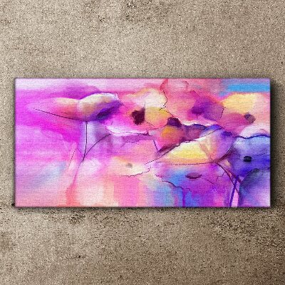 Floral dreams in shades of pink Canvas print