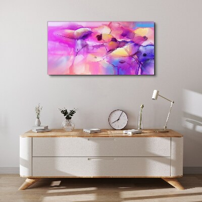 Floral dreams in shades of pink Canvas print