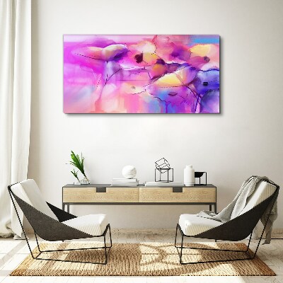 Floral dreams in shades of pink Canvas print
