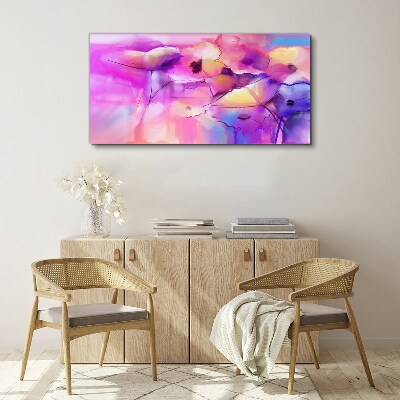 Floral dreams in shades of pink Canvas print