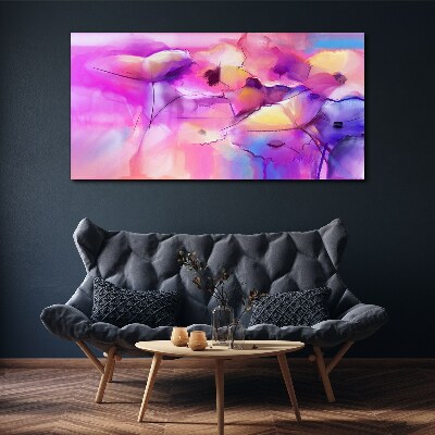 Floral dreams in shades of pink Canvas print