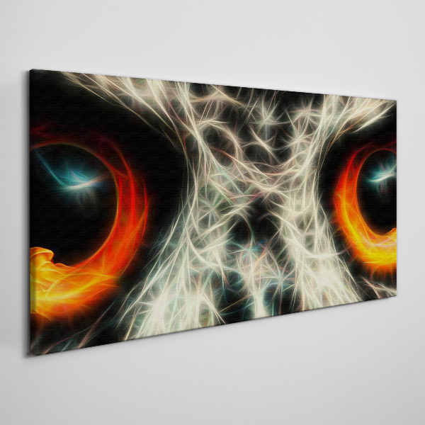 Eyes of Fire and Mystery Canvas print