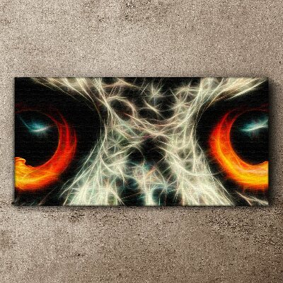 Eyes of Fire and Mystery Canvas print