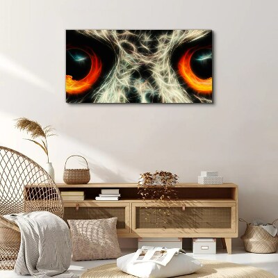 Eyes of Fire and Mystery Canvas print