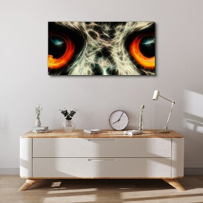 Eyes of Fire and Mystery Canvas print