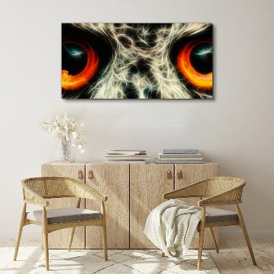 Eyes of Fire and Mystery Canvas print