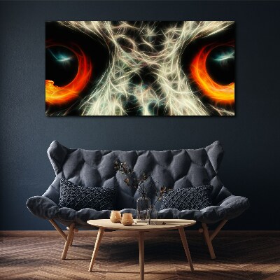 Eyes of Fire and Mystery Canvas print